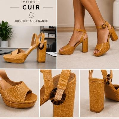 SANDALE ERAM EN CUIR