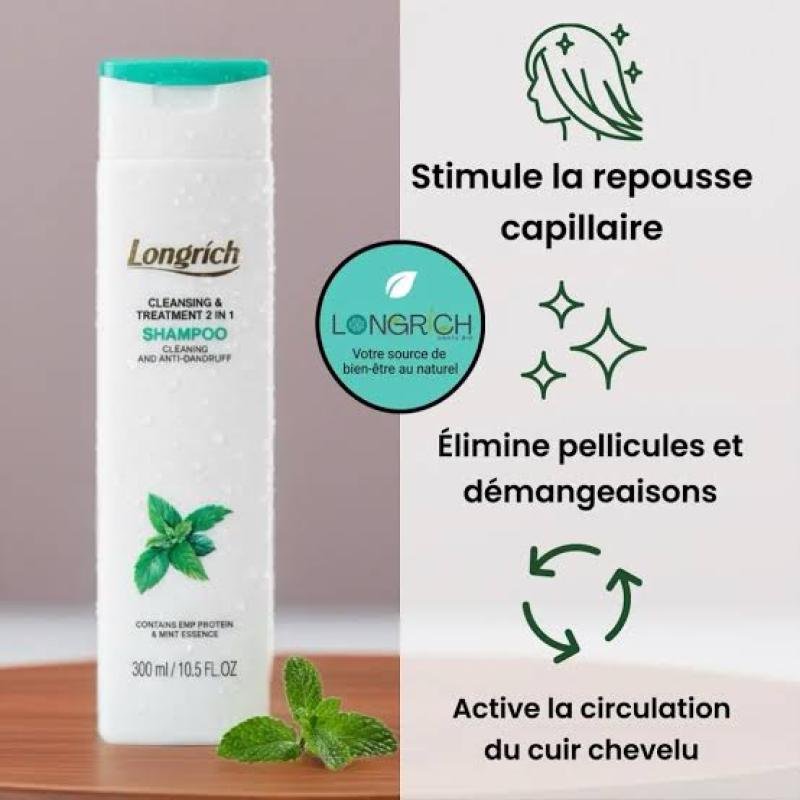 Shampoing 2 in 1 Longrich